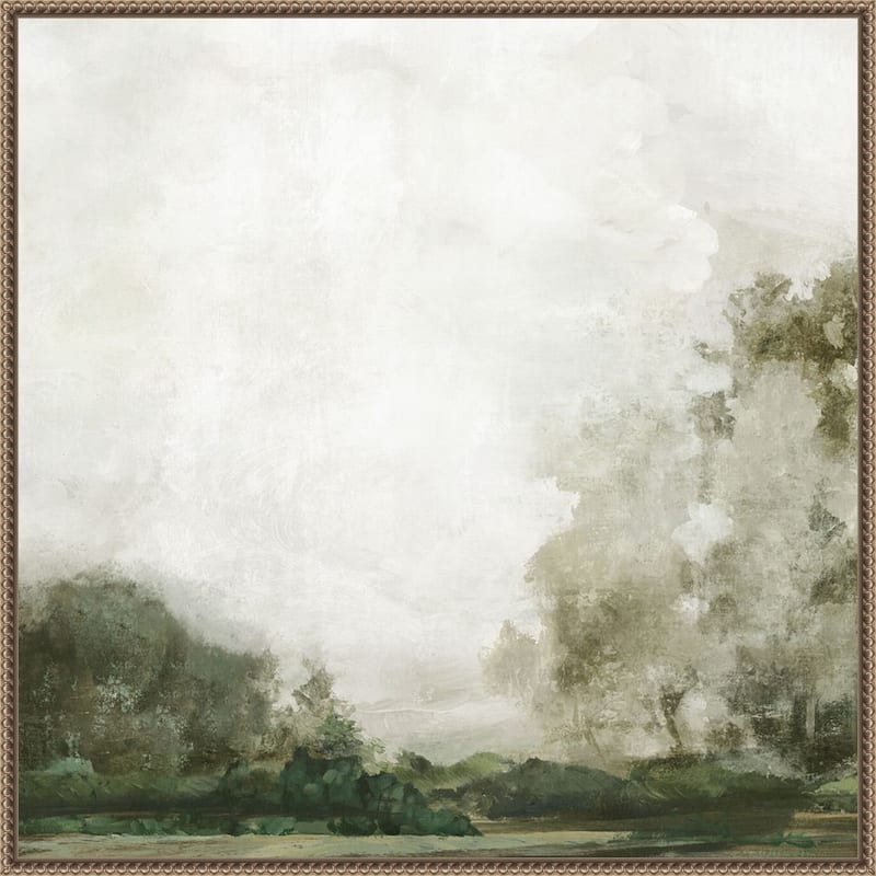 Misty Morning Over the Trees by PI Studio (30 x 30 in.), Framed Canvas Wall Art Print