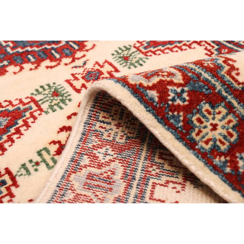 ECARPETGALLERY Hand-knotted Jules Serapi Cream Wool Rug - 2'7 x 7'10