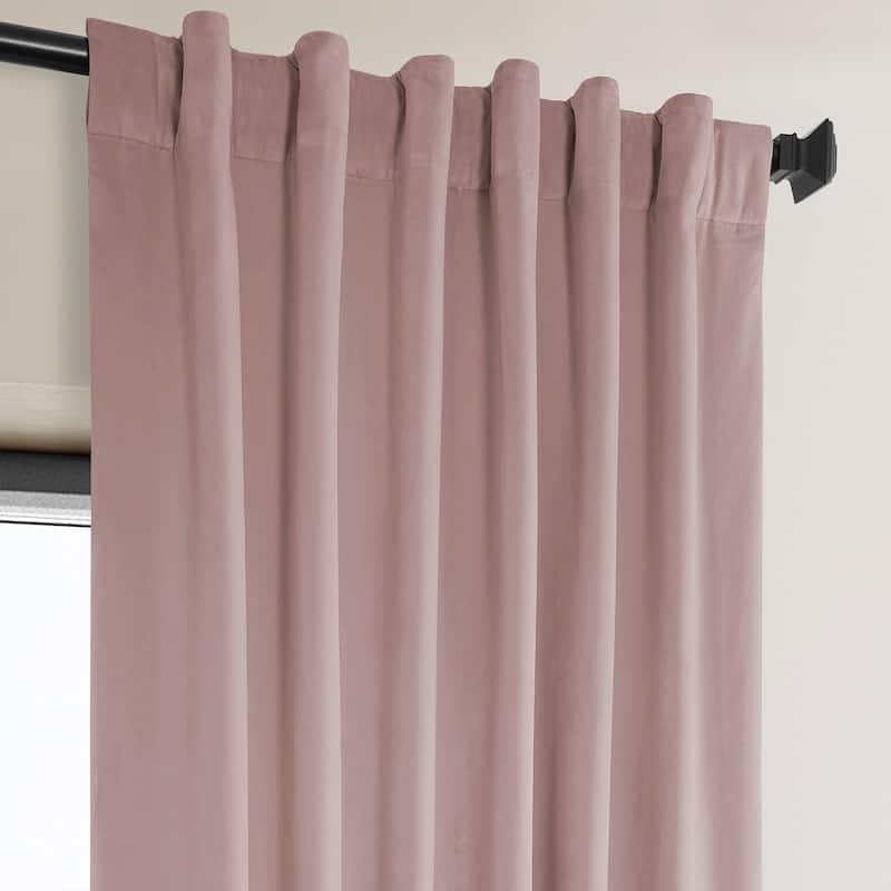 Exclusive Fabrics Heritage Plush Velvet Curtain (1 Panel)