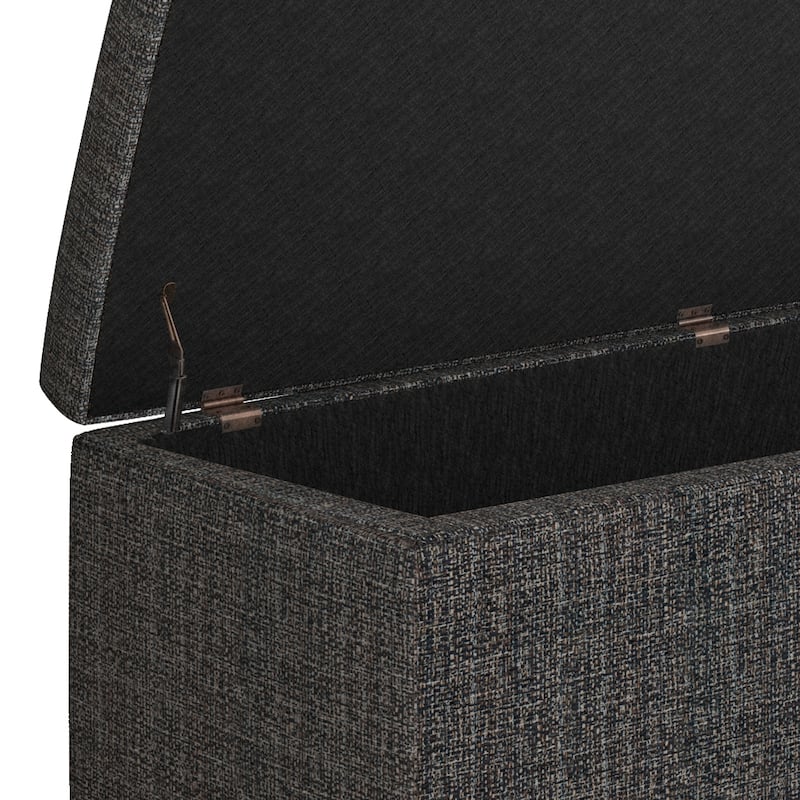WYNDENHALL Cambridge 48 inch Wide Contemporary Rectangle Storage Ottoman