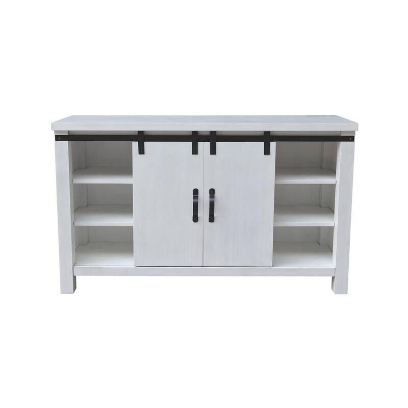 Solid Wood Barn Door Server