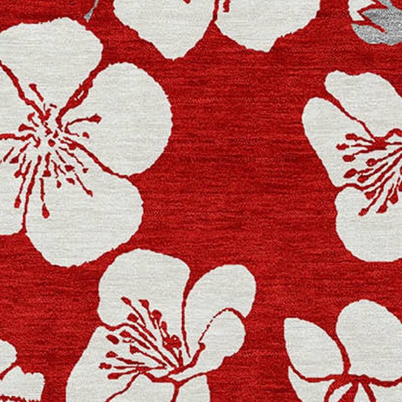 HomeRoots Floral Transitional Rectangle Outdoor Rug