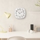 preview thumbnail 7 of 6, La Crosse Clock 404-3428 11 inch Sylvie MDF Analog Quartz Wall Clock