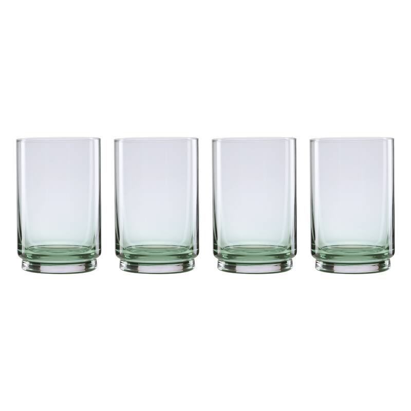 Lenox Tuscany Stackable Coolers, Set of 4 - 17oz Set of 4 - Green