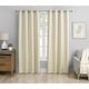 preview thumbnail 1 of 4, Window Curtains With Blackout Design (Set of 2) 52"x84" - Champagne