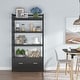 preview thumbnail 16 of 18, Lateral File Cabinet with Drawer and Bookshelves, Printer Stand Filing Cabinet Bookcase