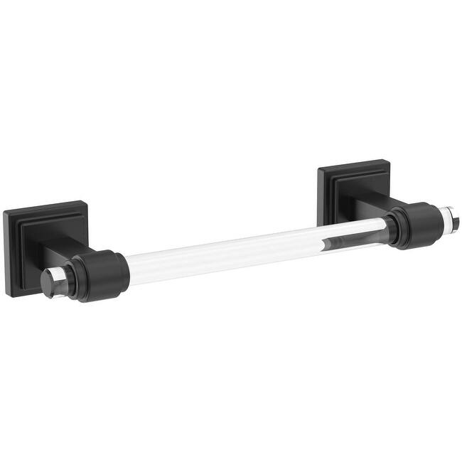 Amerock Glacio 8" Towel Bar - Matte Black