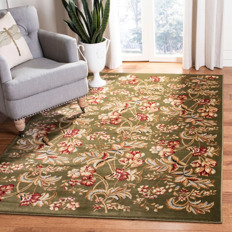 SAFAVIEH Lyndhurst Claudette Traditional Oriental Rug - 9' x 12' - Sage