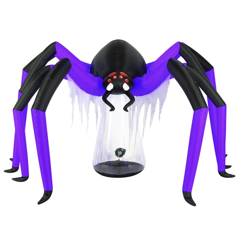 Inflatable Spider Adult Black main image 1