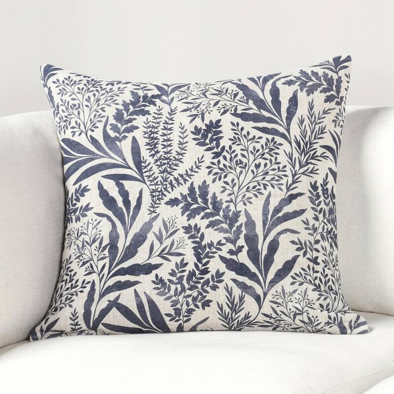 Villa by Classic Home Mulberry Belgian Linen Blend Throw Pillow