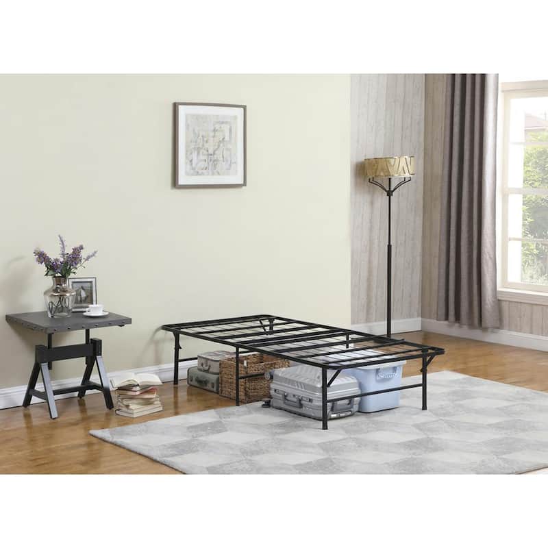 Andell Black Platform Bed - Twin