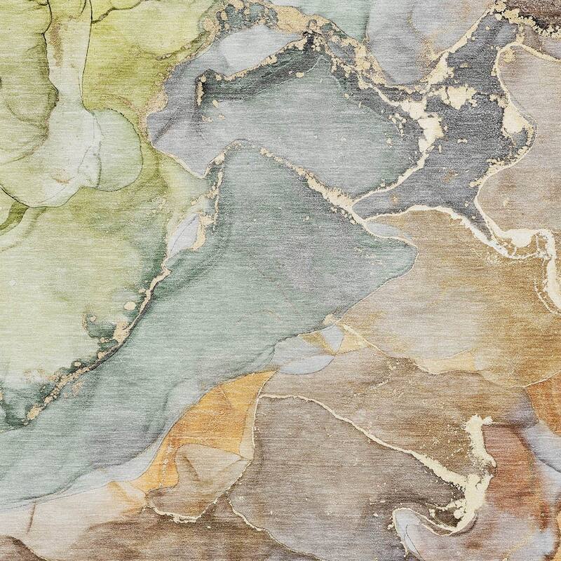 Galu Artistic Abstract Weather Resistant Modern Chic Outdoor Rug