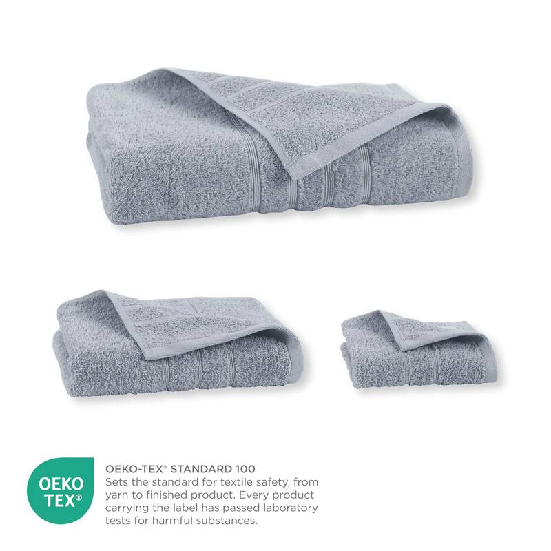 Martex Ultimate Performance Cotton Low-Lint Soft Absorbent Towel Set