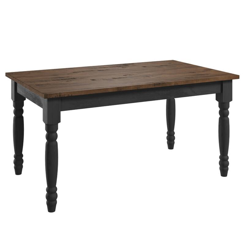 Wood Dining Table -  Furniture Dash|Black