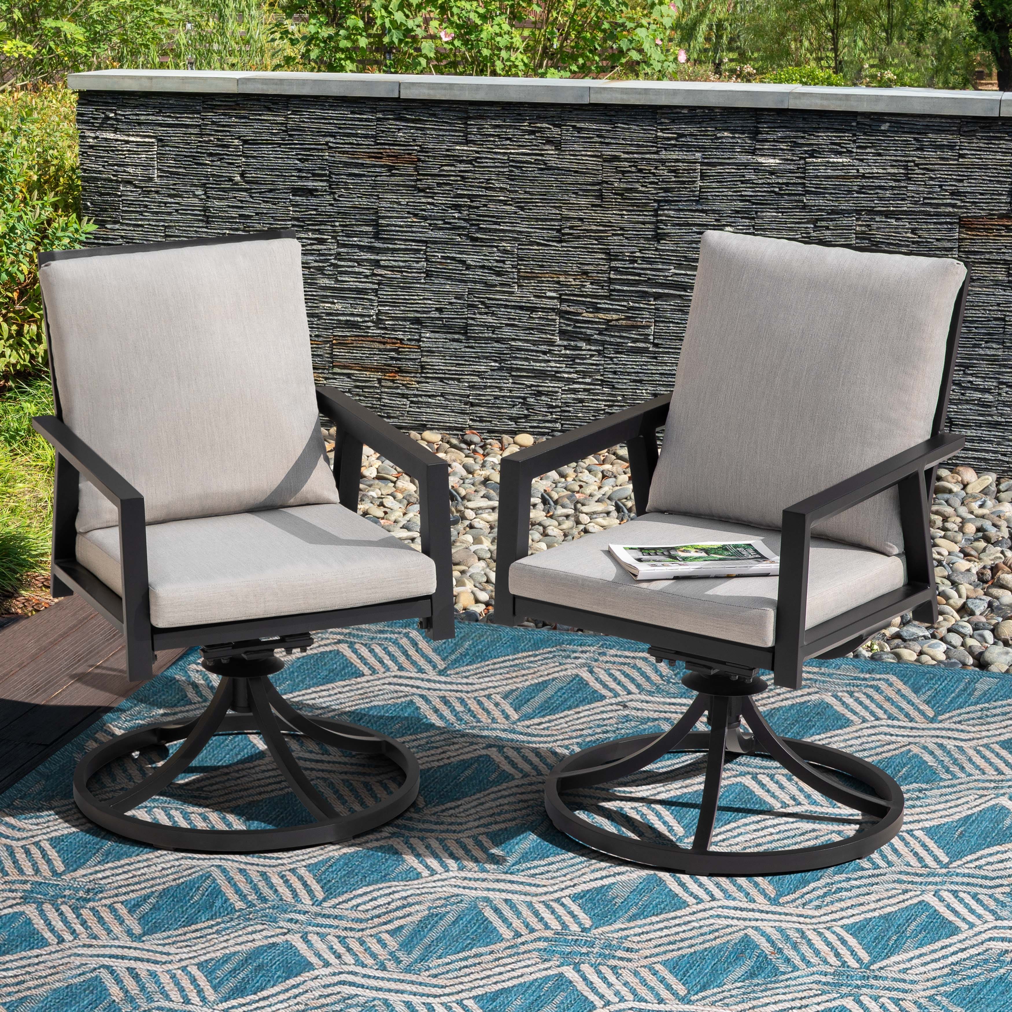 Option 2PCS swivel chairs