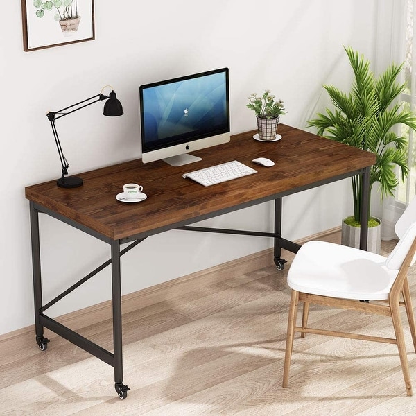 55 inch deals wood desk