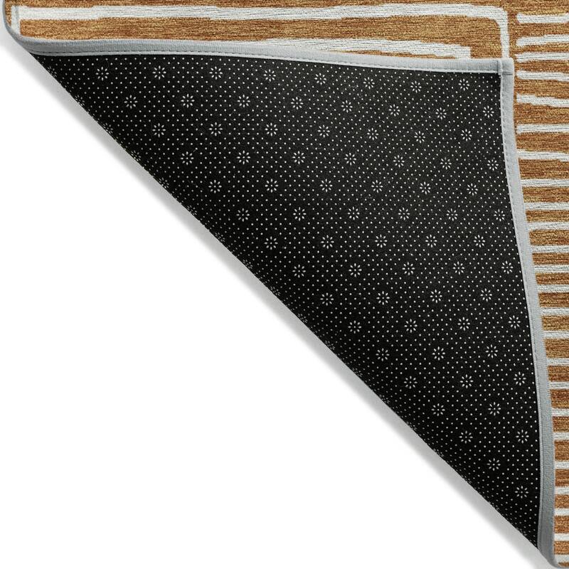 HomeRoots Geometric Transitional Rectangle Outdoor Rug