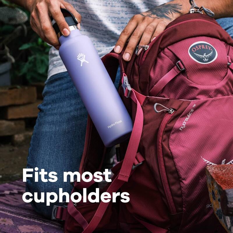 Hydro Flask Standard Mouth Vacuum Insulation Water Bottle, 24oz, Indigo