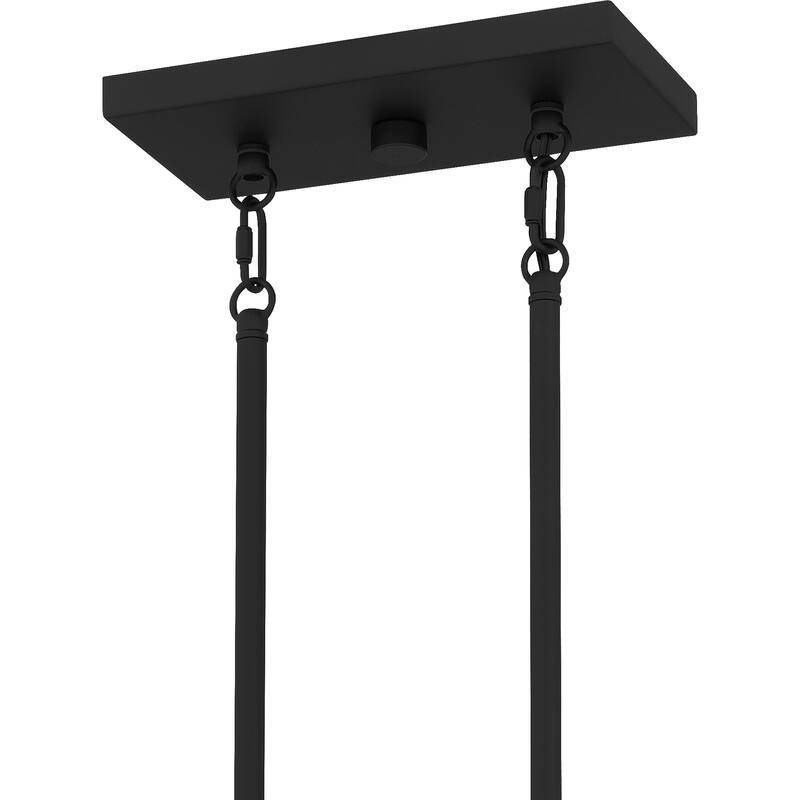 Kimora 6-Light Matte Black Island Light