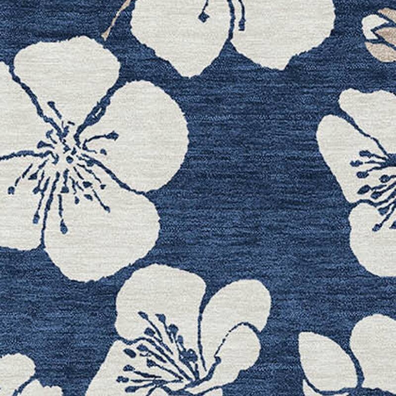 HomeRoots Floral Transitional Rectangle Outdoor Rug