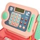 preview thumbnail 6 of 7, Cash Register for Kids – 30-Piece Set for Grocery Store Pretend Play by Hey Play (Pink) - Multicolor