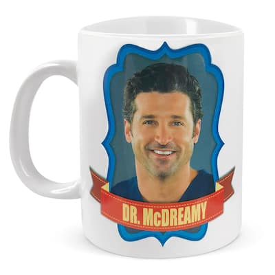 Grey's Anatomy Dr. McDreamy Ceramic Coffee Mug - 5.150 x 4.500 x 4.100
