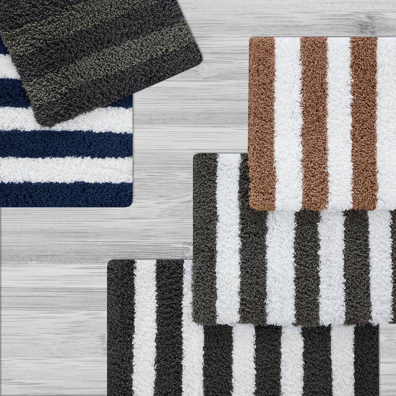 Laura Ashley Eden Stripe Bath Mat