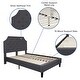preview thumbnail 113 of 121, Tufted Platform Bed with 10 Inch Pocket Spring Mattress