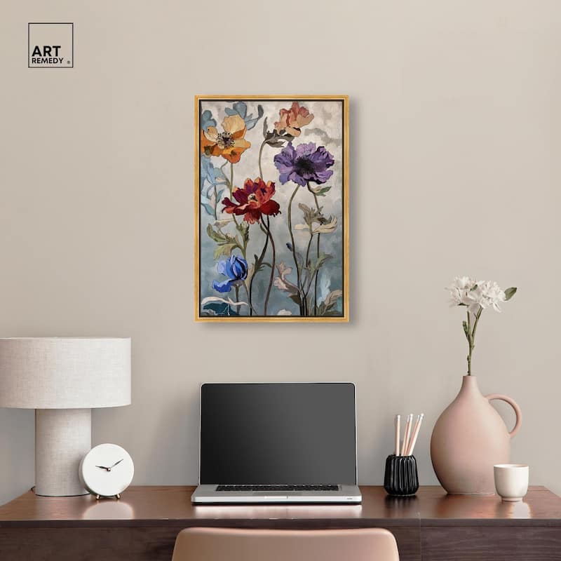 Hued Blossom I Canvas by Art Remedy