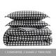 preview thumbnail 5 of 6, Eddie Bauer Preston Grey Cotton Flannel Reversible Comforter Set