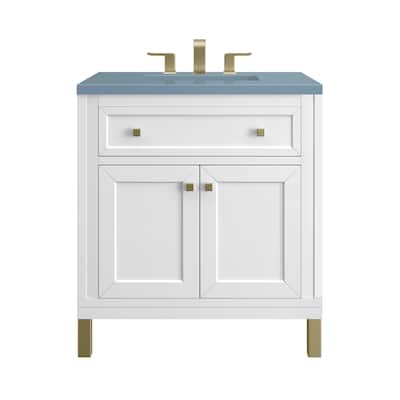 James Martin Vanities Chicago 30" Single Vanity, Glossy White