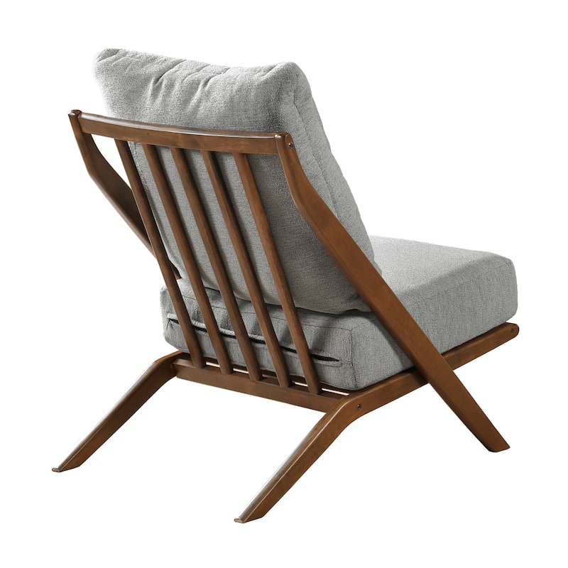 Roussel Chenille Armless Accent Chair