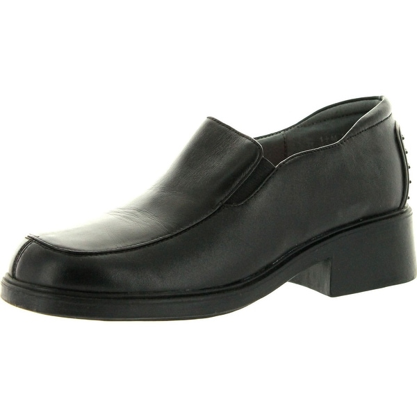 girls black slip on