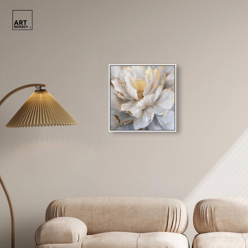 Golden Veins of Grace Canvas by Art Remedy