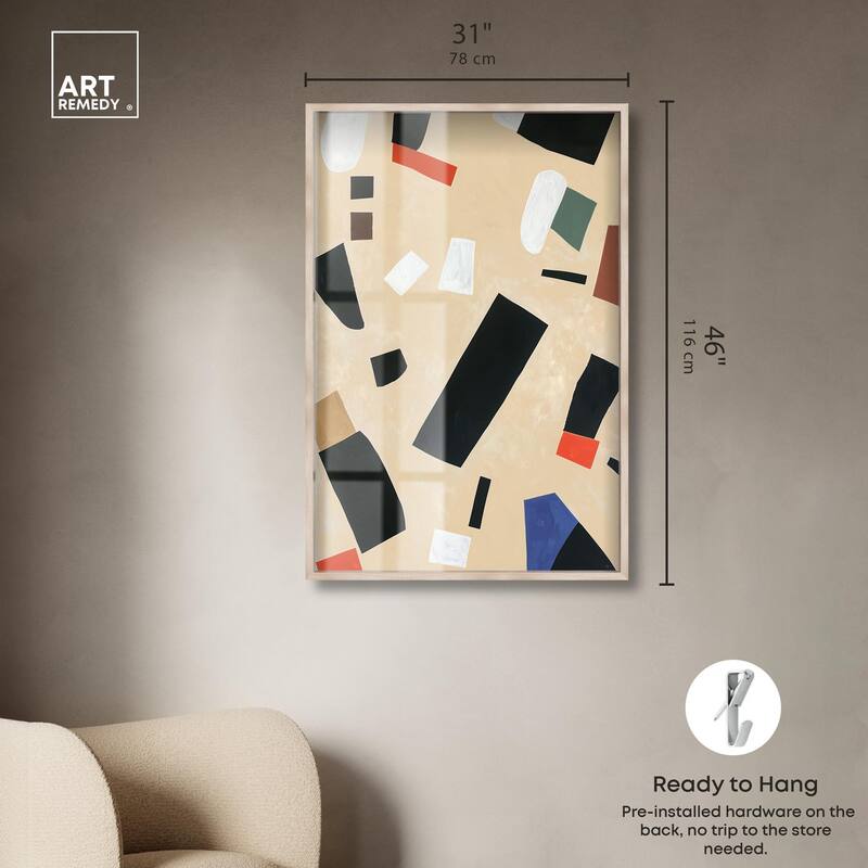Mindscape Mosaic I Shadowbox by Art Remedy