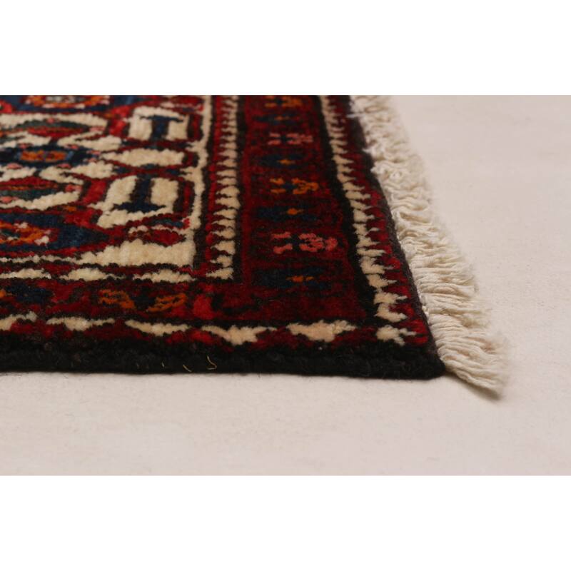 ECARPETGALLERY Hand-knotted Anatolian Vintage Navy Wool Rug - 5'4 x 10'2