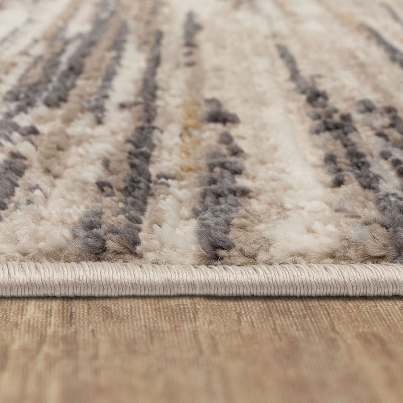 Mohawk Home Urban Abstract Stripe Woven Area Rug
