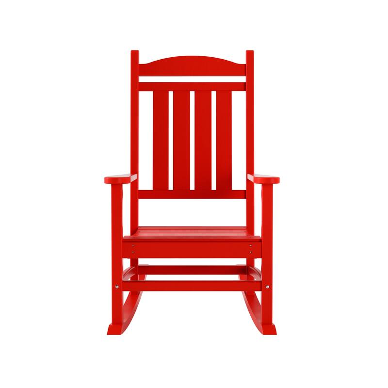 Laguna Hdpe All Weather Outdoor Patio Rocking Chair (Set of 4)