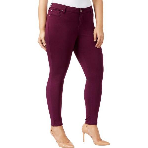 celebrity pink colored skinny jeans