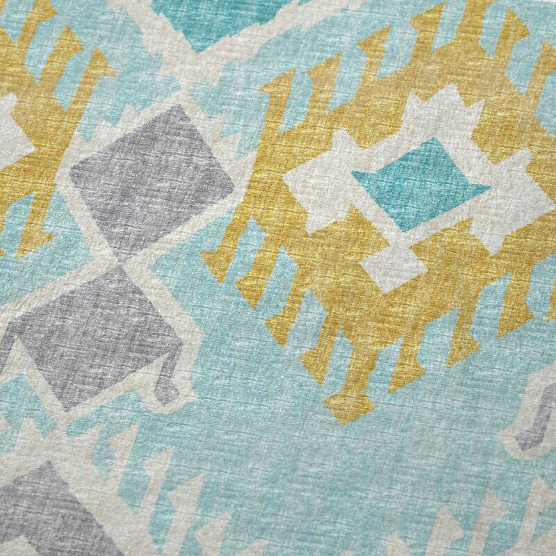 Premium Machine Washable ASB108 Sherpa Boho Global Throw Blanket