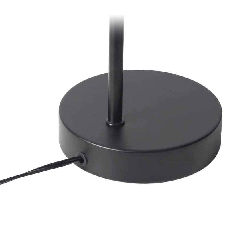 Angled Arm Desk Lamp with Adjustable Cone Shade - 16" - Black