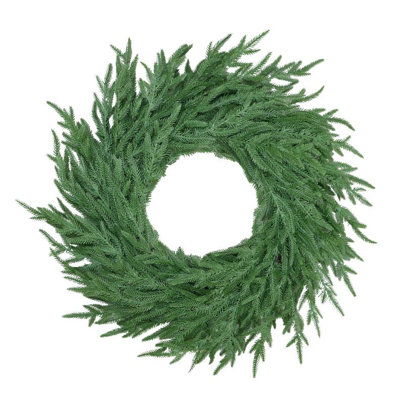 Norfolk Pine Artificial Christmas Wreath - 2' - Unlit