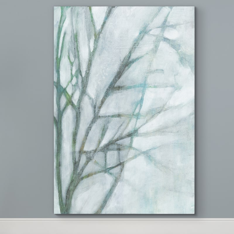 Tree with White Sky II-Premium Gallery Wrapped Canvas