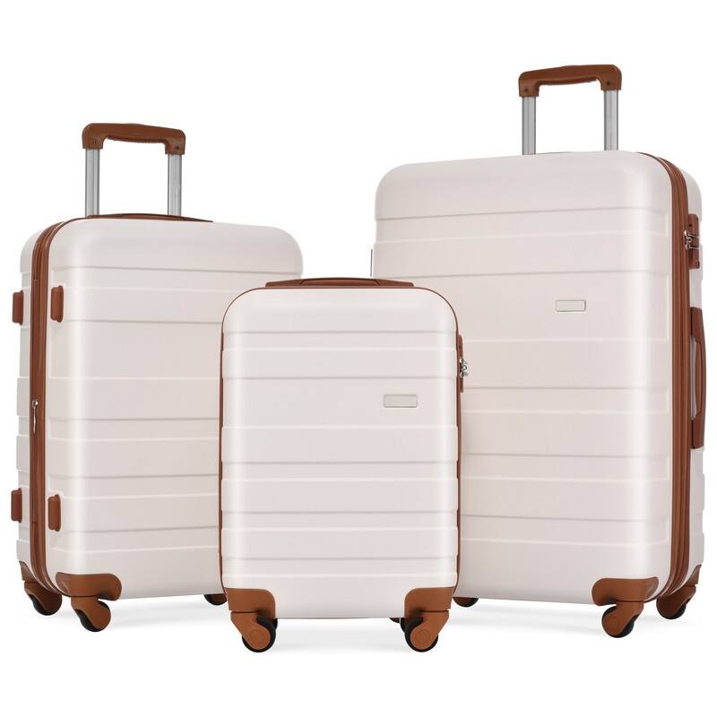 3pcs Luggage Sets Expandable Hardshell Lightweight Durable Suitcase Set Spinner Wheels Suitcase with TSA Lock