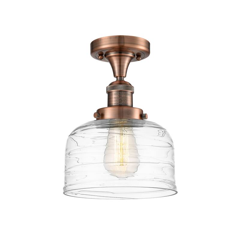 Innovations Lighting Bell - 1 Light 8" Semi-Flush Mount