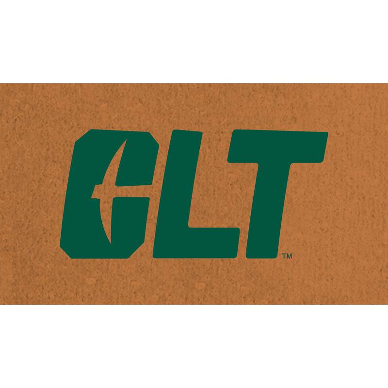 UNC Charlotte Full Color Indoor/Outdoor Coir Mat - 28" x 16"