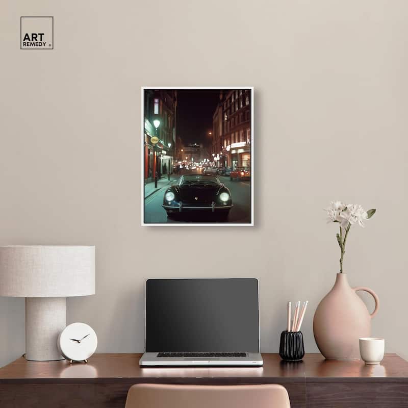 Night Roadster Canvas by Art Remedy