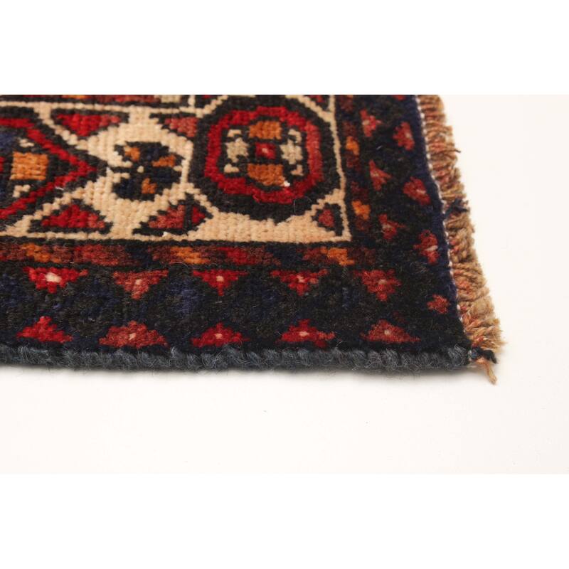 ECARPETGALLERY Hand-knotted Melis Vintage Red Wool Rug - 4'11 x 9'6
