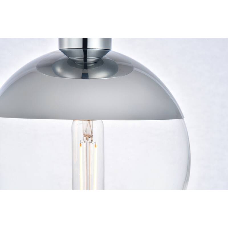 Clear Glass 1-light Flush Mount