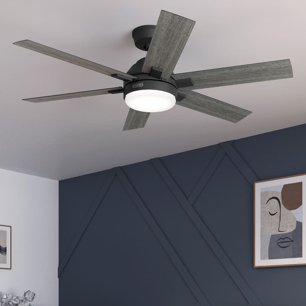 Hunter 52" Georgetown ENERGY STAR® Ceiling Fan w/ LED Light, Remote - Contemporary - Easy Install!